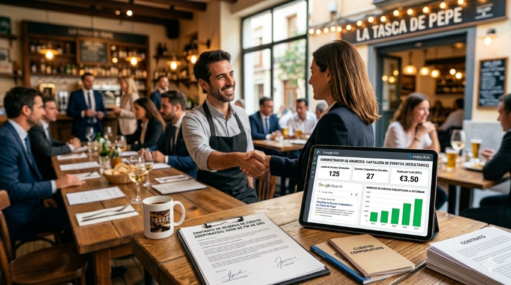Publicité restaurant : remplir les soirs calmes avec Google et Meta Ads