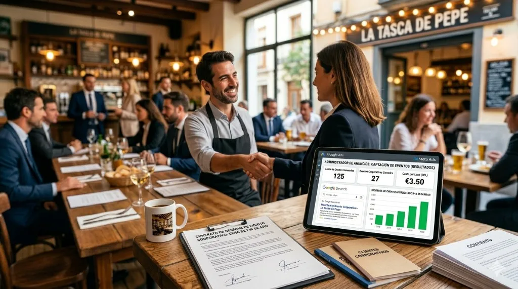 Publicidad para restaurantes: llena noches flojas con Google y Meta Ads